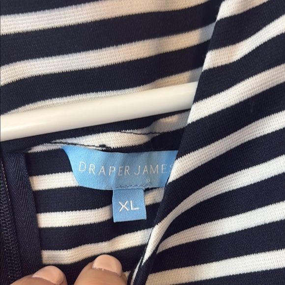 Draper James Black and White Striped Mini Dress - Picture 2 of 5